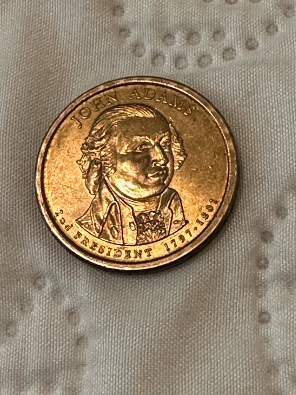 Vintage John Adams Dollar Coin (1797-1801 - Picture 3 of 10